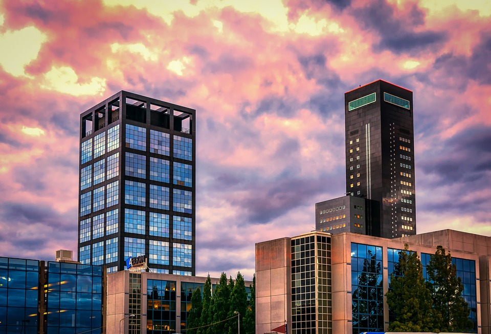 Leeuwarden Bedrijfsuitje Skyline Uitzicht Zonsondergang