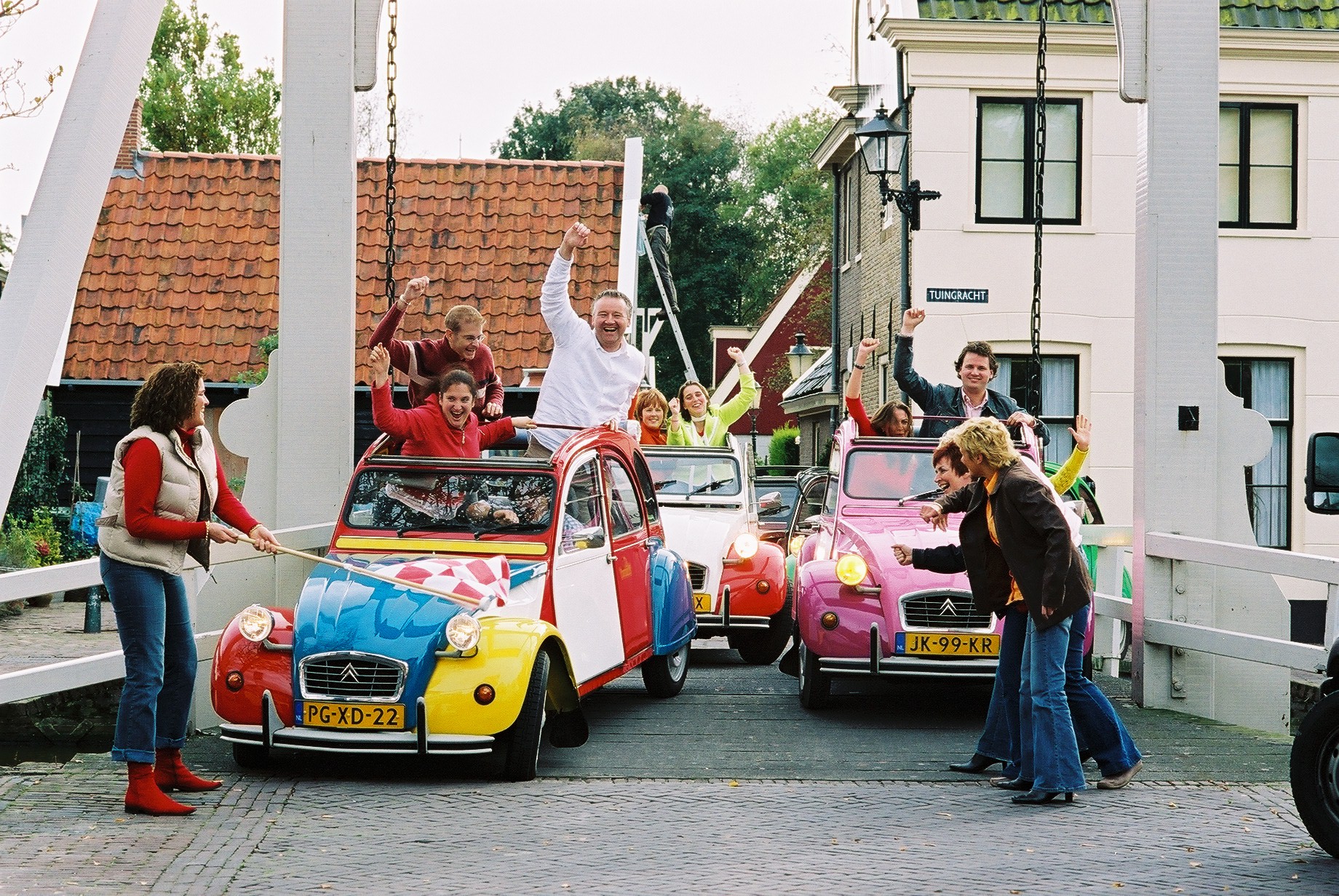 Vrijgezellenfeest: Avontuur tijdens een Eendenrally