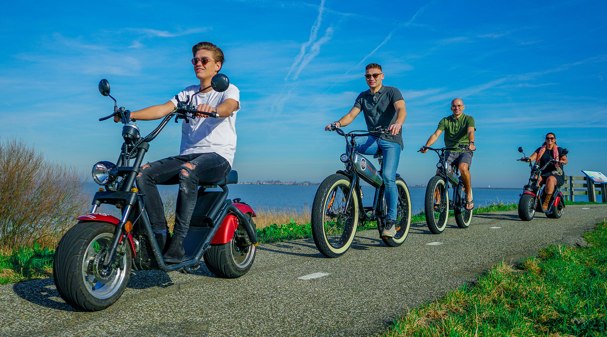 Bedrijfsuitje Breda: E-Chopper of E-Fatbike tour