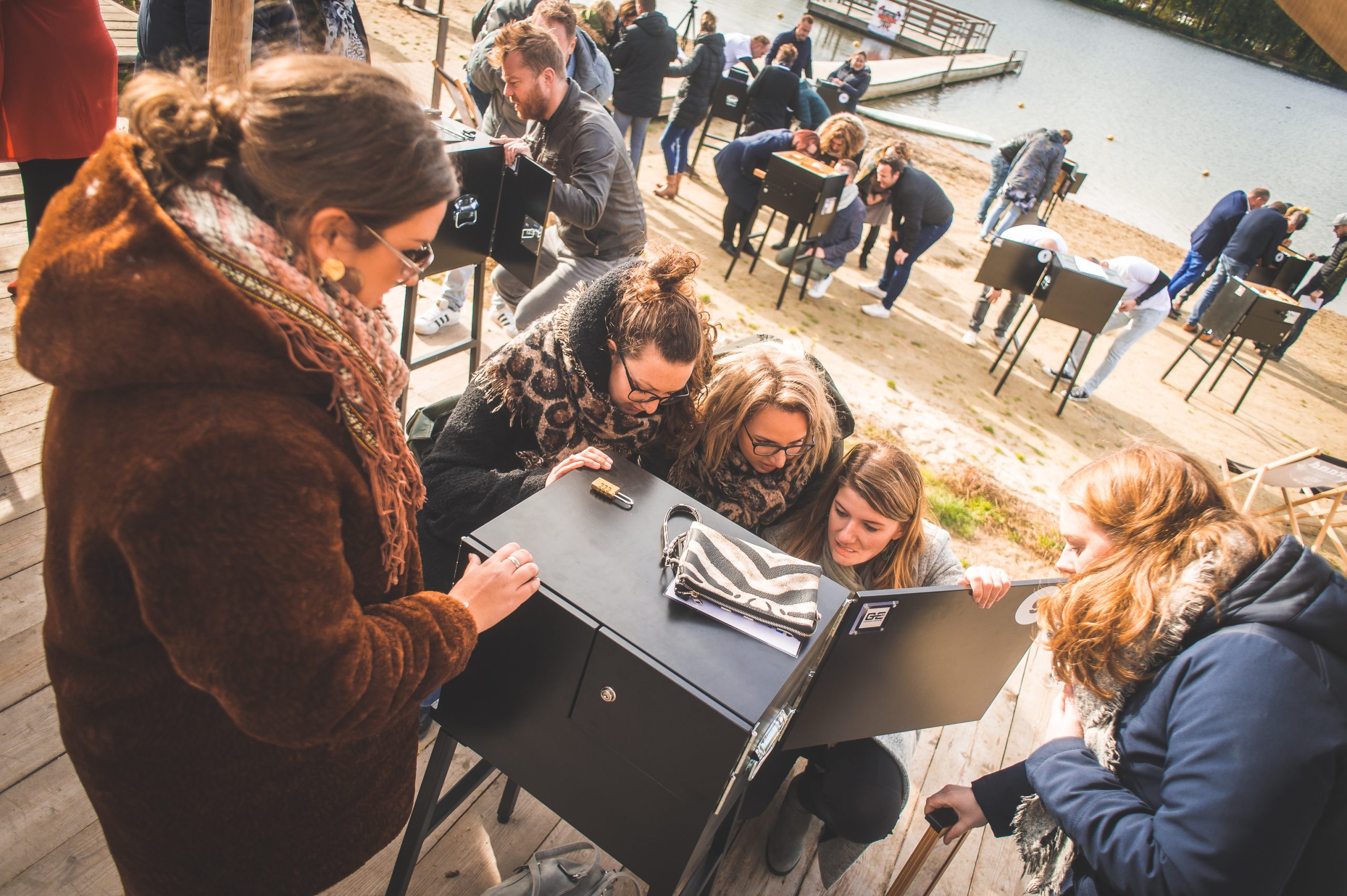 Bedrijfsuitje Zwolle: Escape Room Box op locatie