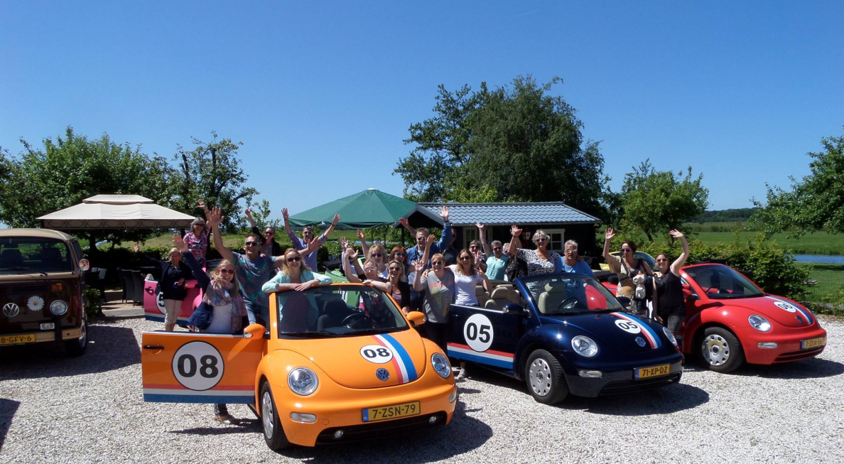 Bedrijfsuitje Apeldoorn: Kever Cabrio Rally
