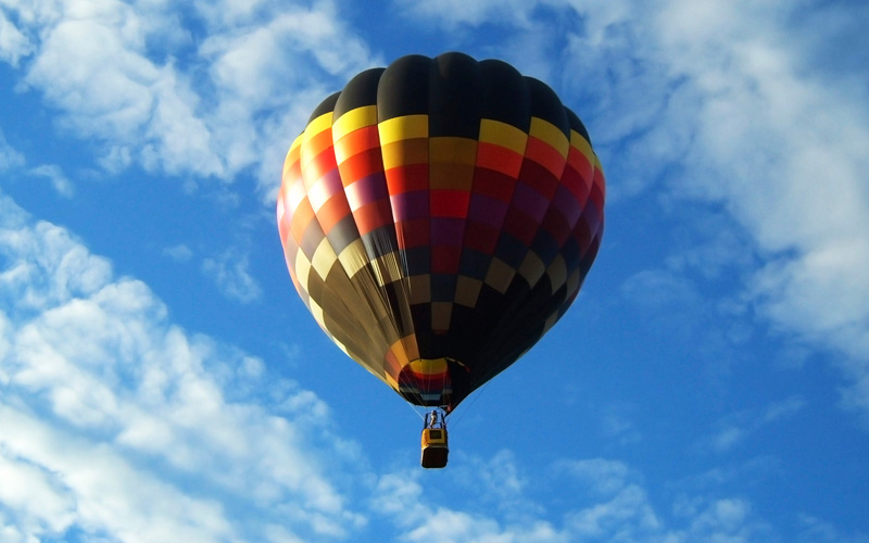 Actie en avontuur vrijgezellenfeest: Ballonvaart