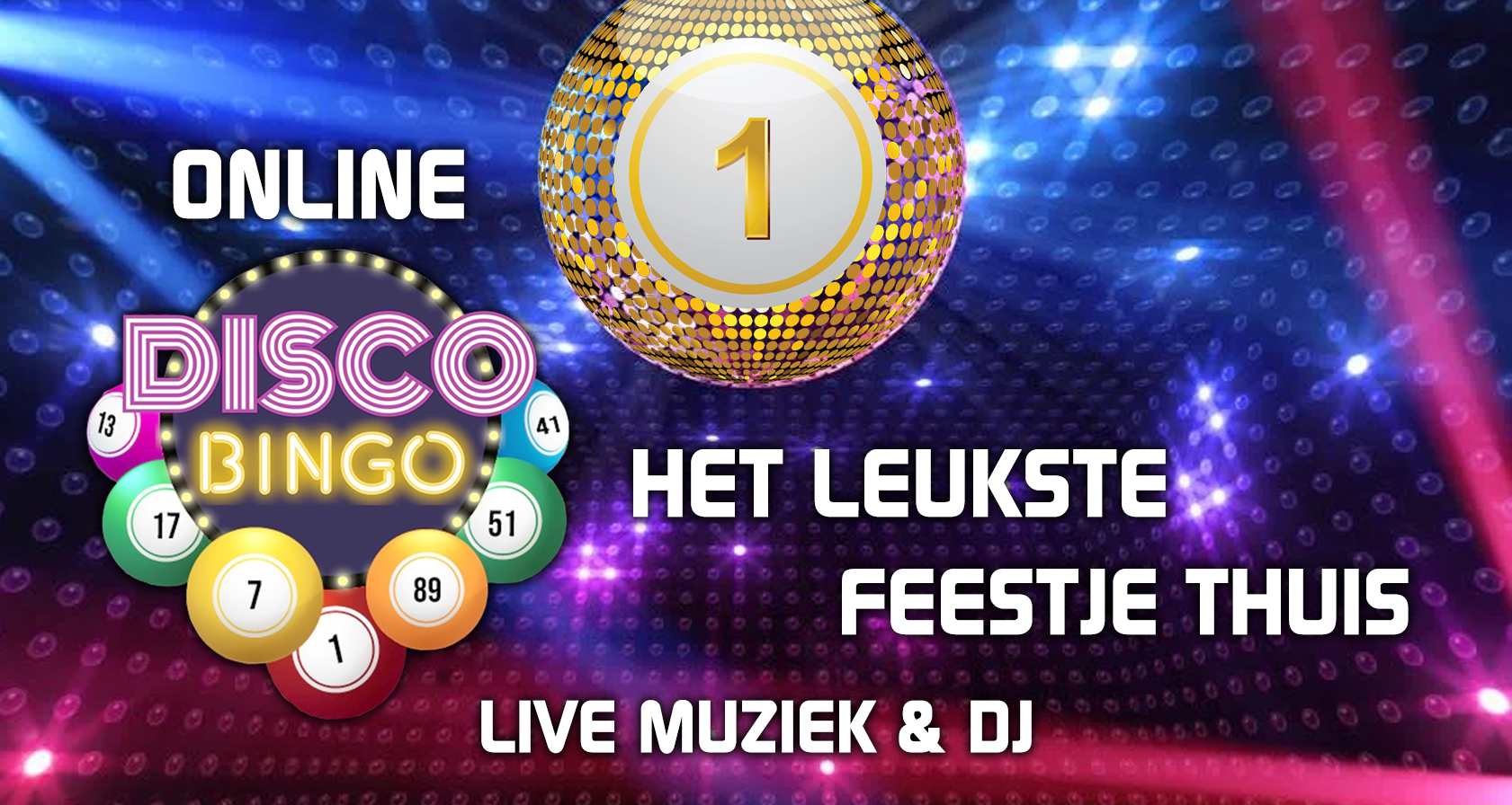 Teamuitje Zwolle: Muziek bingo online live DJ