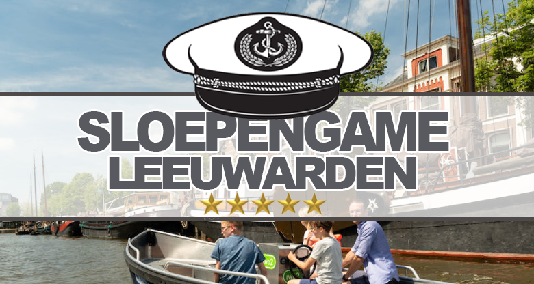 Personeelsuitje Leeuwarden: Sloepen Game Leeuwarden