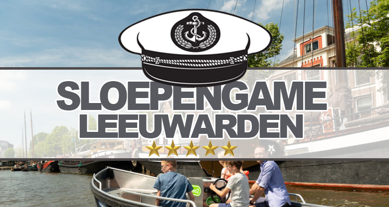 Groepsuitje: Sloepen Game Leeuwarden