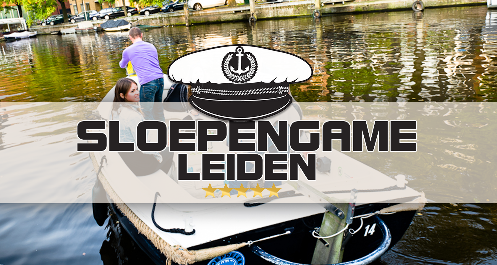 Quizzen teambuilding: Sloepen Game Leiden