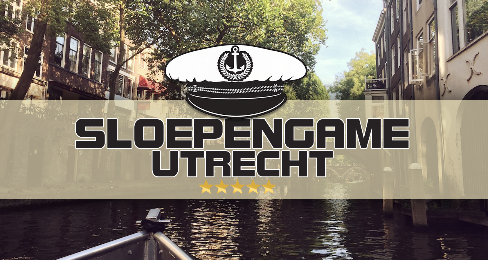 Rondleidingen bedrijfsuitje: Sloepen Game Utrecht
