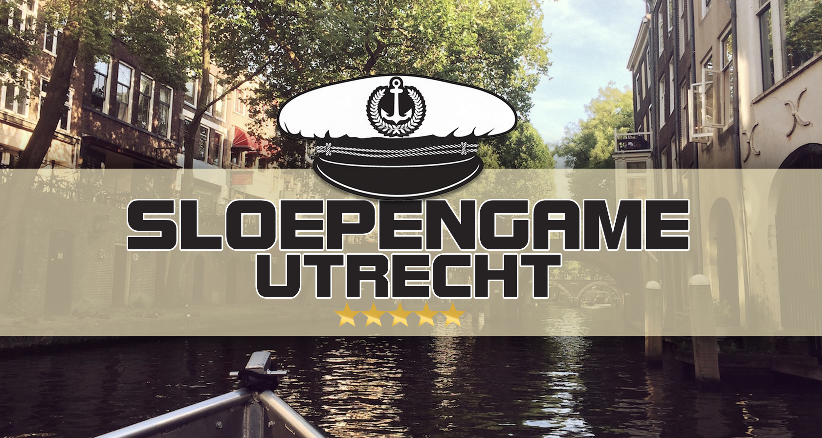 Cultureel teambuilding: Sloepen Game Utrecht