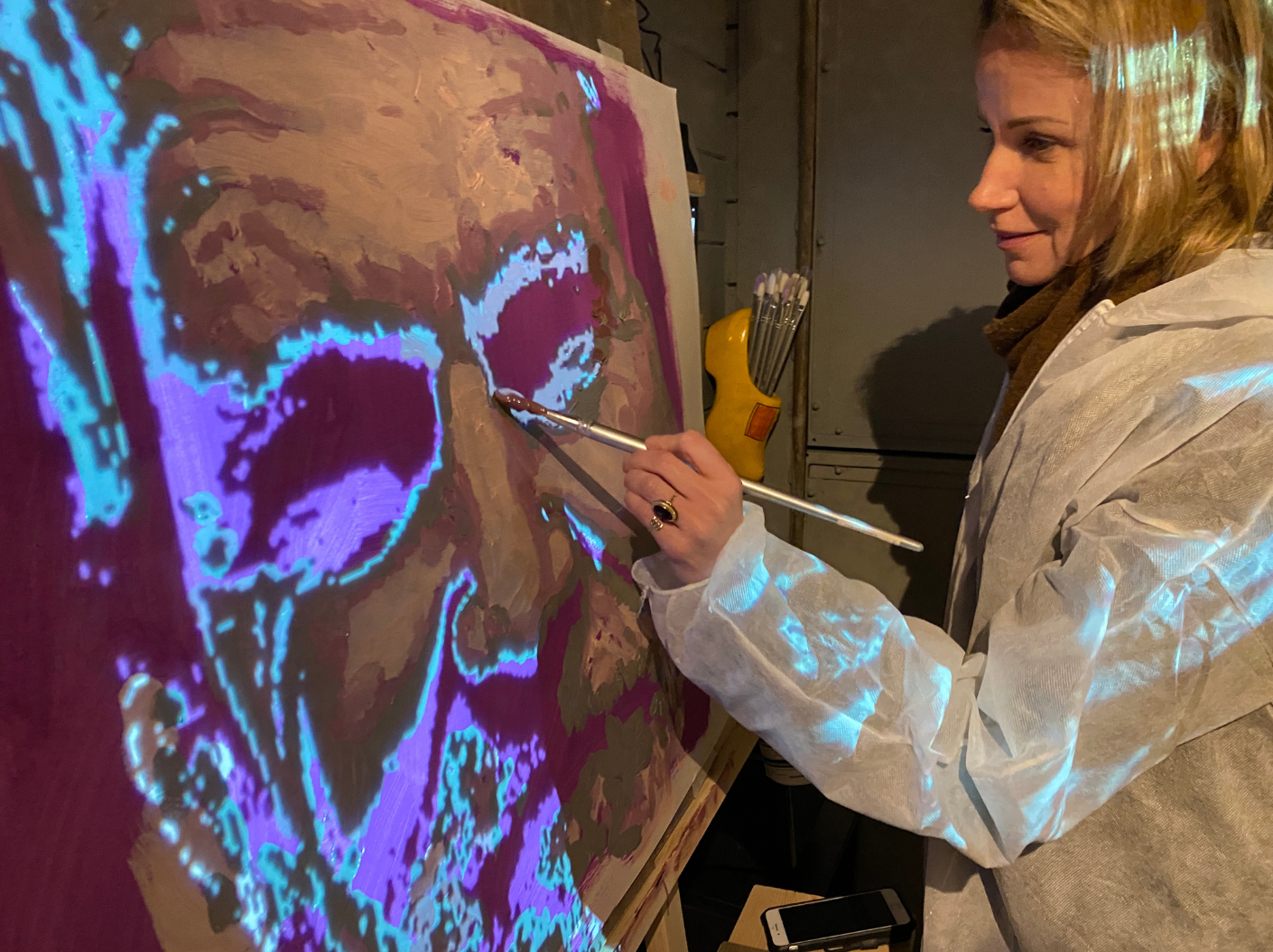 Wijk aan Zee: Workshop portret schilderen