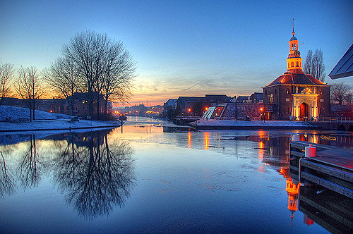 Teambuilding Leiden Winter Outdoor Skyline Uitzicht