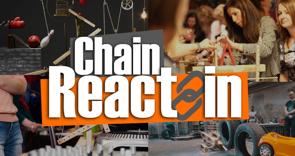 Bedrijfsuitje Hoek van Holland: Chain Reaction XXL